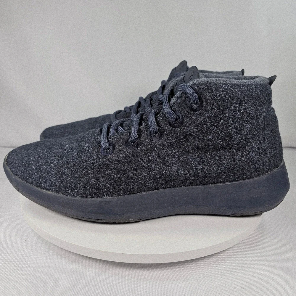 Allbirds Mizzle Wool Mid Top Shoes Men's Size 11 Navy Blue EUC‎